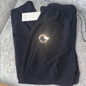 Run crew graphic high rise track pant